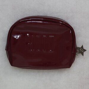 Dior Enamel Pouch Wine Red Makeup Bag